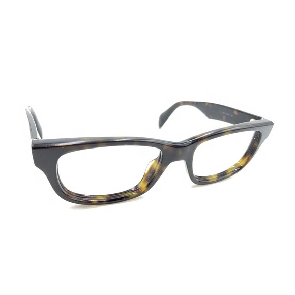 Prada VPR 2AU-1O1 Dark Tortoise Brown Eyeglasses Frames 52-18 140 Italy Designer - Picture 1 of 12